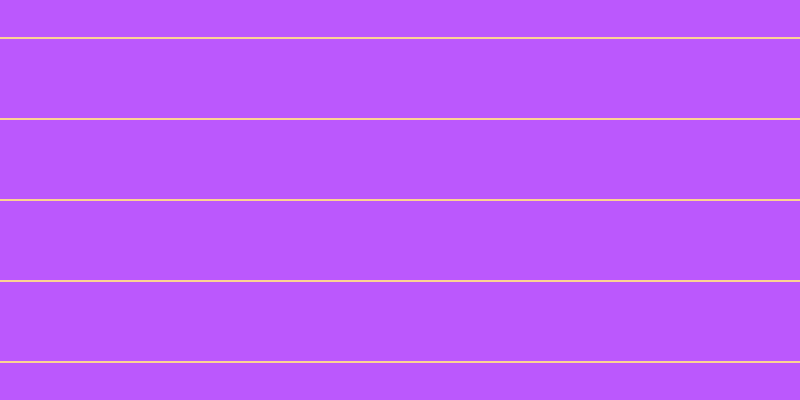 #bb58fd, #fcd393 horizontal lines, two pixels wide, seventy-nine pixels apart