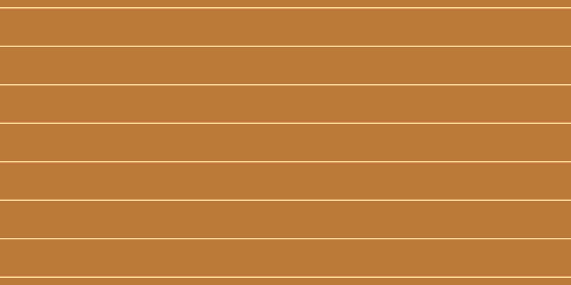 #bb7937, #fcd393 horizontal lines, two pixels wide, fifty-two pixels apart