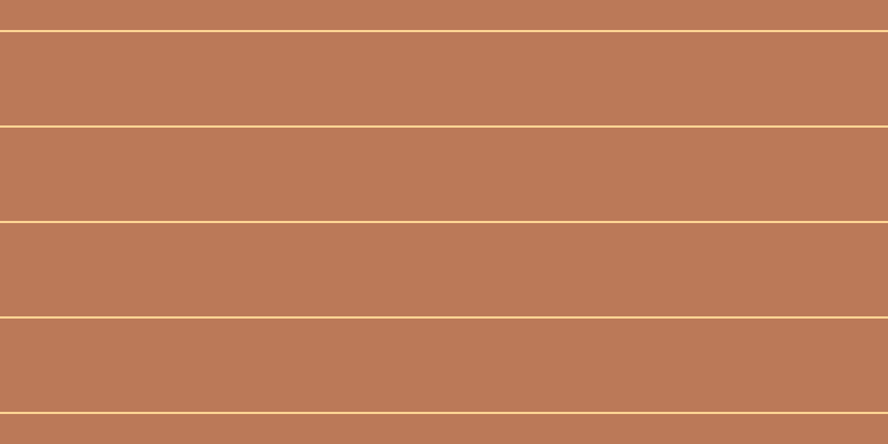 #bb7958, #fcd393 horizontal lines, two pixels wide, eighty-four pixels apart