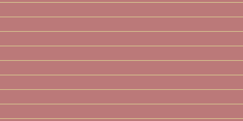 #bb7979, #dbd393 horizontal lines, two pixels wide, forty-six pixels apart