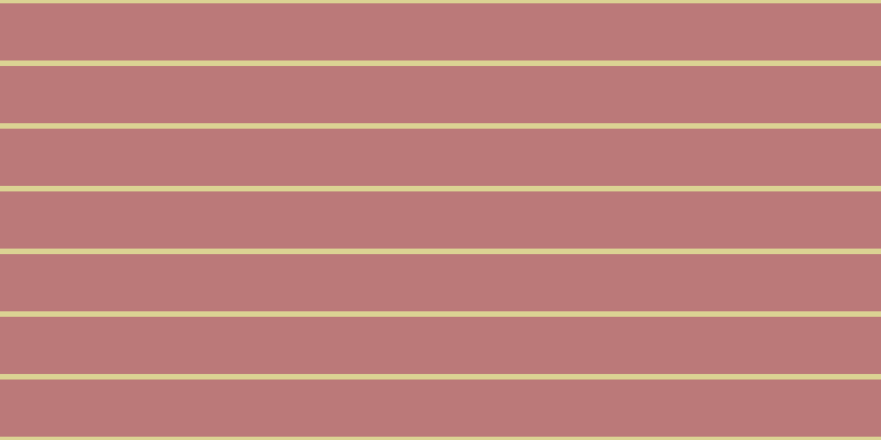 #bb7979, #dbd393 horizontal lines, five pixels wide, fifty-two pixels apart