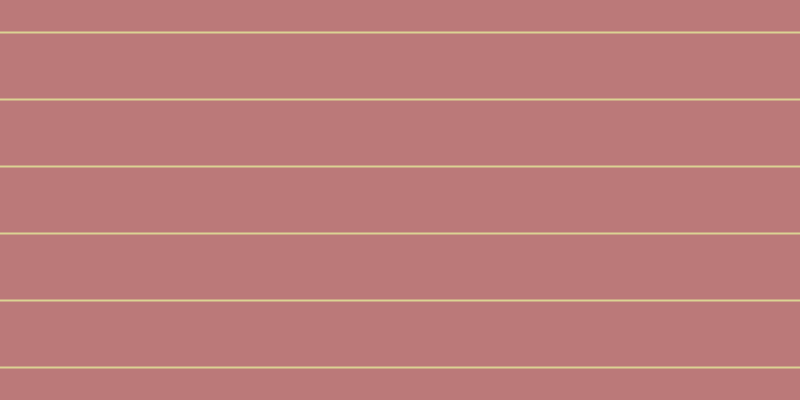 #bb7979, #dbd393 horizontal lines, two pixels wide, sixty-five pixels apart