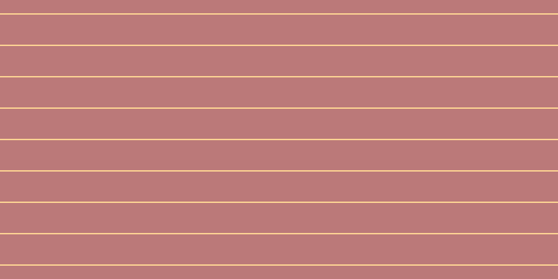 #bb7979, #fcd393 horizontal lines, two pixels wide, forty-three pixels apart