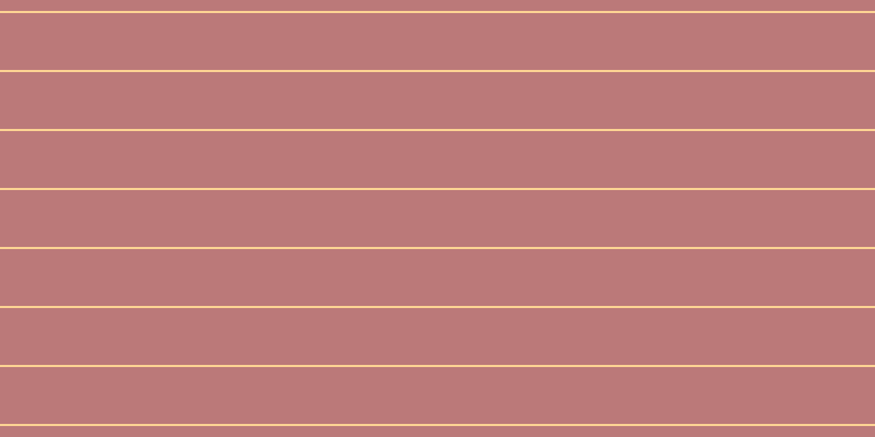 #bb7979, #fcd393 horizontal lines, two pixels wide, fifty-two pixels apart