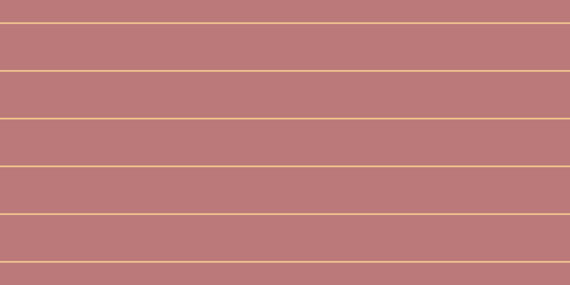 #bb7979, #fcd393 horizontal lines, two pixels wide, sixty-five pixels apart