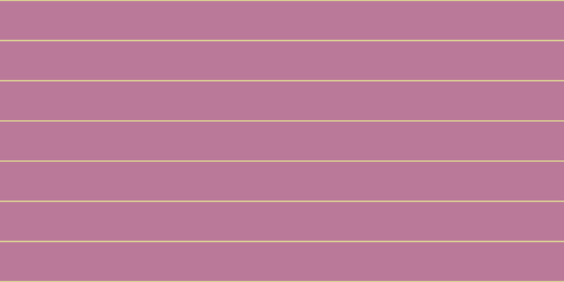 #bb799a, #dbd393 horizontal lines, two pixels wide, fifty-five pixels apart