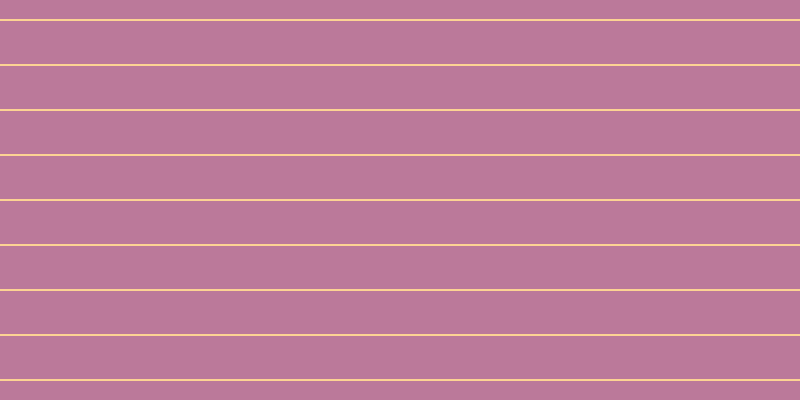 #bb799a, #fcd393 horizontal lines, two pixels wide, forty-three pixels apart
