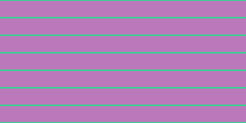 #bb79bb, #36d393 horizontal lines, five pixels wide, fifty-two pixels apart