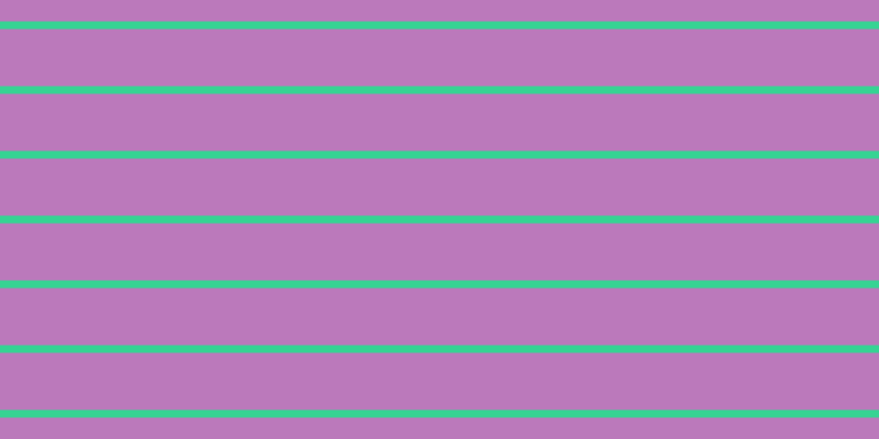 #bb79bb, #36d393 horizontal lines, seven pixels wide, fifty-two pixels apart