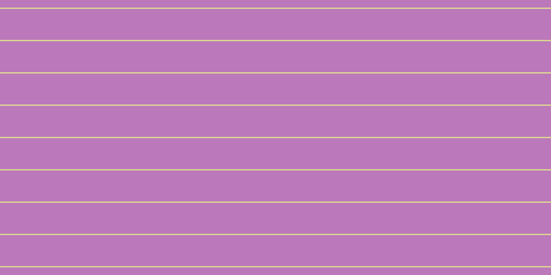 #bb79bb, #dbd393 horizontal lines, two pixels wide, forty-five pixels apart