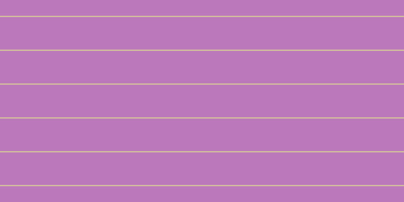 #bb79bb, #dbd393 horizontal lines, two pixels wide, sixty-five pixels apart