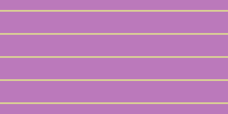 #bb79bb, #dbd393 horizontal lines, six pixels wide, seventy-five pixels apart