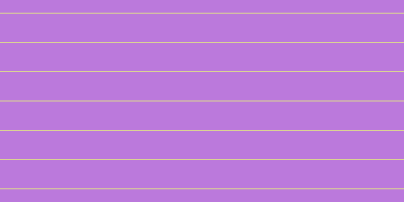 #bb79dc, #dbd393 horizontal lines, two pixels wide, fifty-six pixels apart