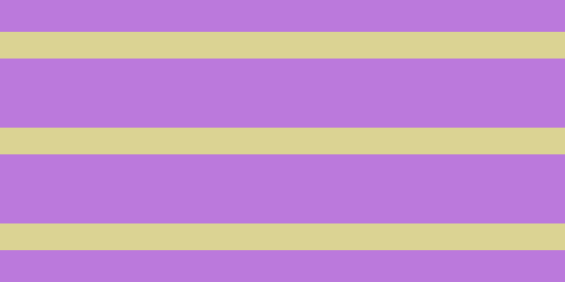 #bb79dc, #dbd393 horizontal lines, thirty-eight pixels wide, ninety-eight pixels apart