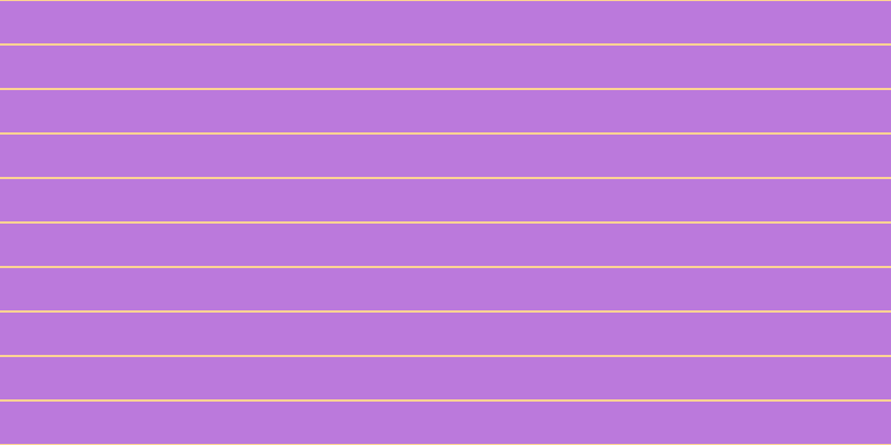 #bb79dc, #fcd393 horizontal lines, two pixels wide, thirty-eight pixels apart