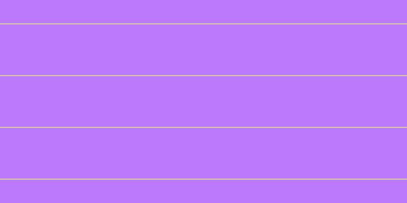#bb79fd, #dbd393 horizontal lines, two pixels wide, one hundred pixels apart