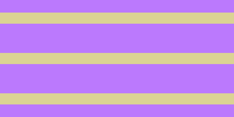 #bb79fd, #dbd393 horizontal lines, thirty-eight pixels wide, one hundred pixels apart