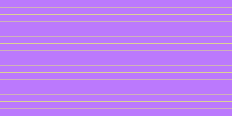 #bb79fd, #dbd393 horizontal lines, two pixels wide, twenty-three pixels apart