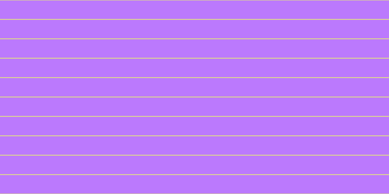 #bb79fd, #dbd393 horizontal lines, two pixels wide, thirty-eight pixels apart