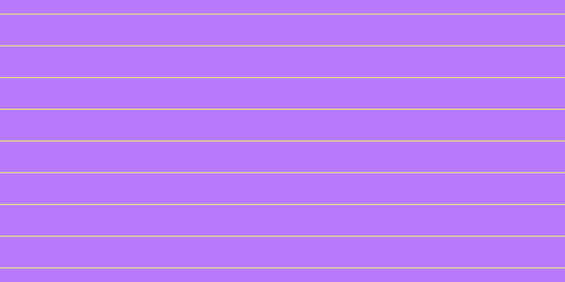 #bb79fd, #dbd393 horizontal lines, two pixels wide, forty-three pixels apart