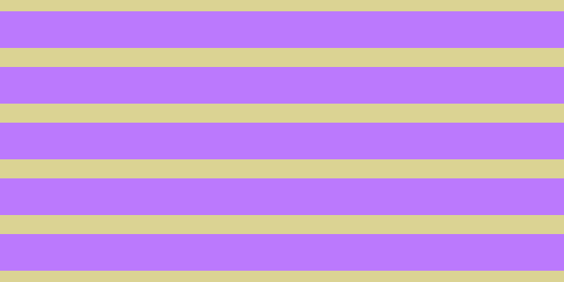 #bb79fd, #dbd393 horizontal lines, twenty-seven pixels wide, fifty-two pixels apart