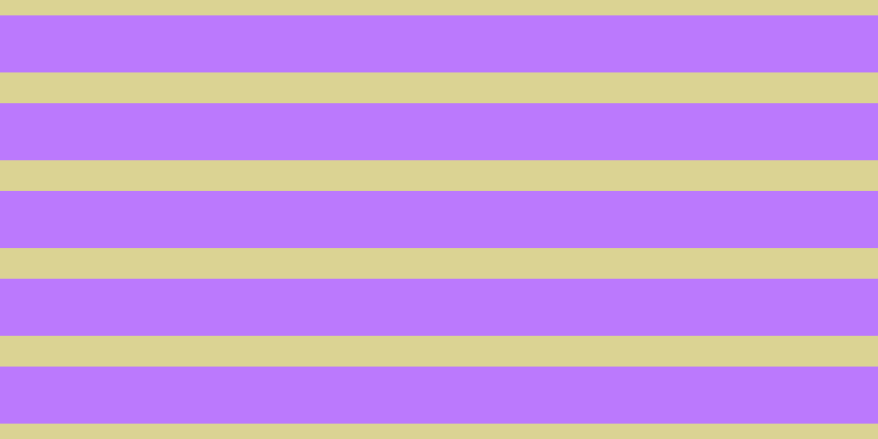 #bb79fd, #dbd393 horizontal lines, twenty-eight pixels wide, fifty-two pixels apart