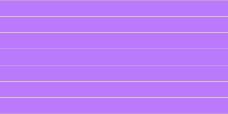 #bb79fd, #dbd393 horizontal lines, two pixels wide, fifty-five pixels apart
