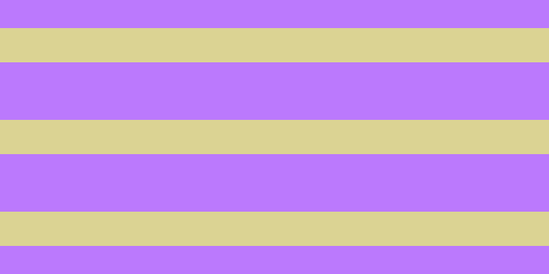 #bb79fd, #dbd393 horizontal lines, fifty pixels wide, eighty-four pixels apart
