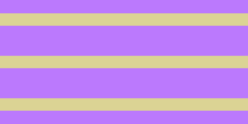 #bb79fd, #dbd393 horizontal lines, forty pixels wide, ninety-seven pixels apart