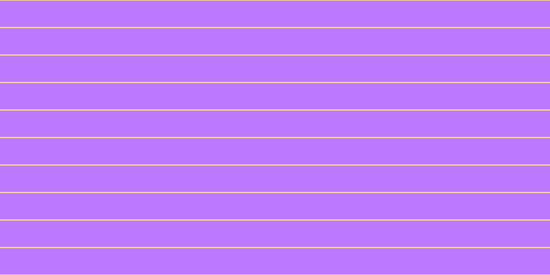 #bb79fd, #fcd393 horizontal lines, two pixels wide, thirty-eight pixels apart