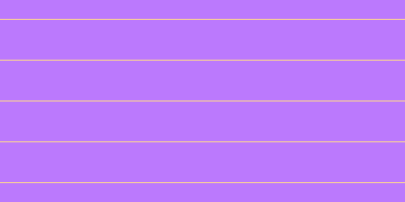 #bb79fd, #fcd393 horizontal lines, two pixels wide, seventy-nine pixels apart