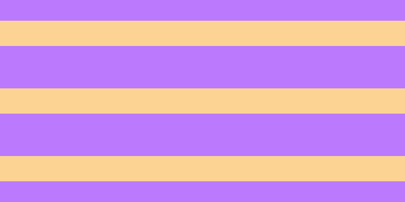#bb79fd, #fcd393 horizontal lines, fifty pixels wide, eighty-four pixels apart