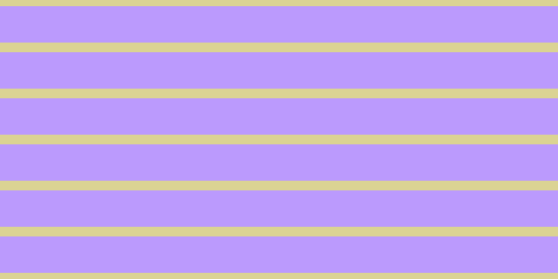 #bb9afd, #dbd393 horizontal lines, fourteen pixels wide, fifty-two pixels apart