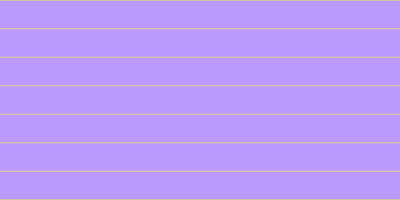 #bb9afd, #dbd393 horizontal lines, two pixels wide, fifty-five pixels apart