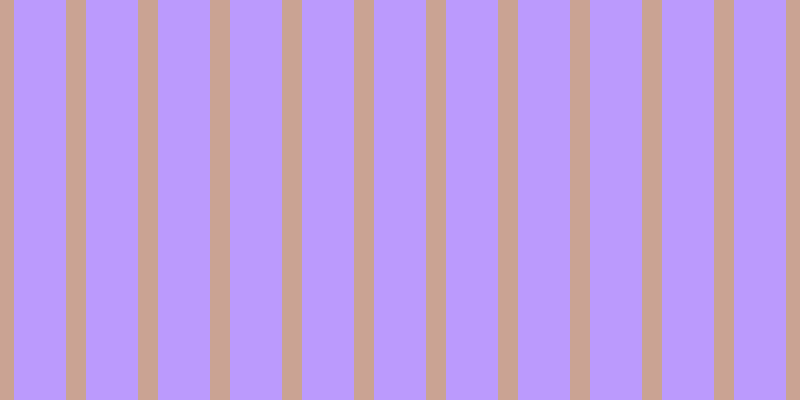 #bb9afd, #caa393 vertical lines, twenty pixels wide, fifty-two pixels apart