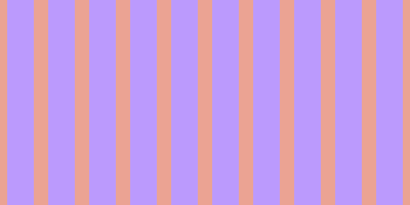 #bb9afd, #eba393 vertical lines, twenty-eight pixels wide, fifty-two pixels apart