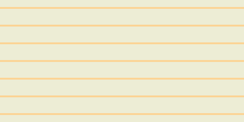 #bbbb58 (25%), #fcd393 horizontal lines, six pixels wide, fifty-two pixels apart