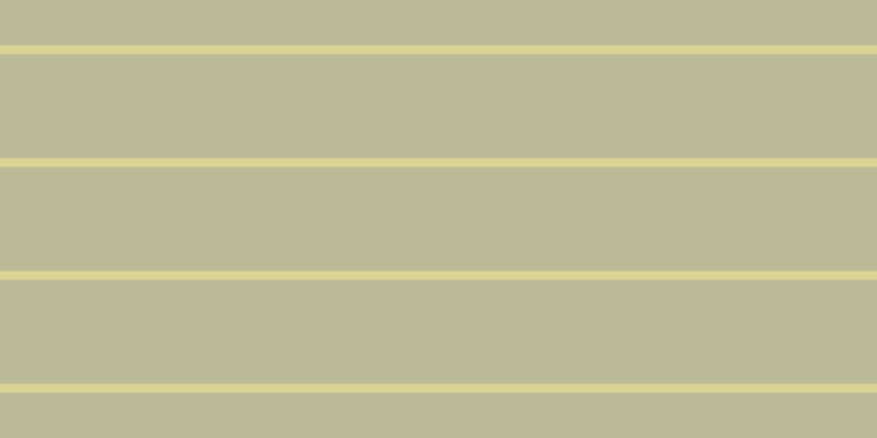 #bbbb9a, #dbd393 horizontal lines, eight pixels wide, ninety-five pixels apart