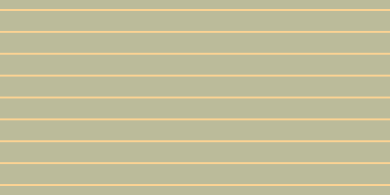 #bbbb9a, #fcd393 horizontal lines, four pixels wide, forty-one pixels apart