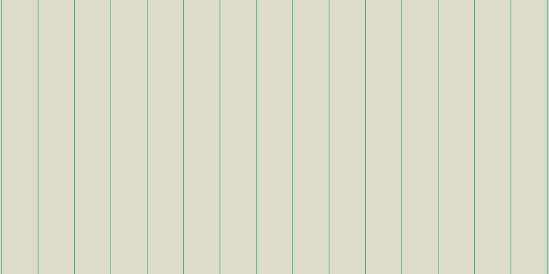 #bbbb9a (50%), #46a393 vertical lines, one pixels wide, fifty-two pixels apart
