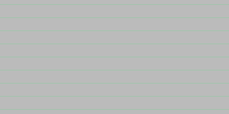 #bbbbbb, #78d393 horizontal lines, one pixels wide, forty-five pixels apart