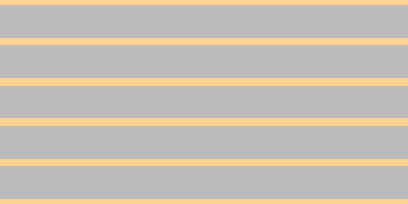 #bbbbbb, #fcd393 horizontal lines, fifteen pixels wide, sixty-four pixels apart