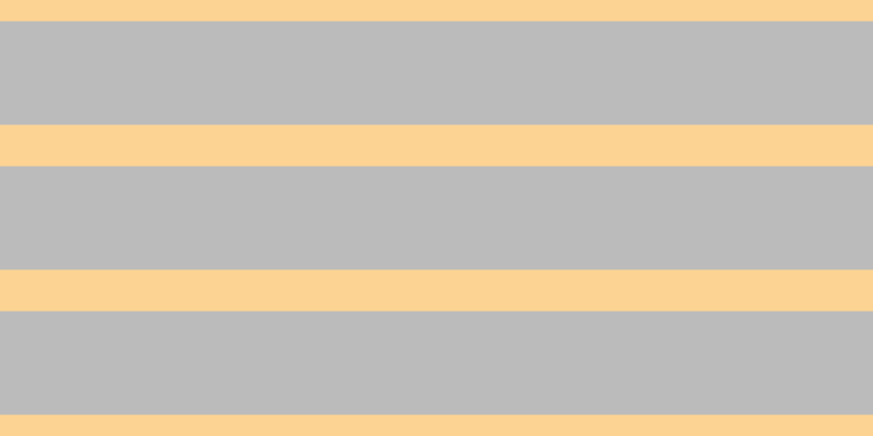 #bbbbbb, #fcd393 horizontal lines, thirty-eight pixels wide, ninety-five pixels apart