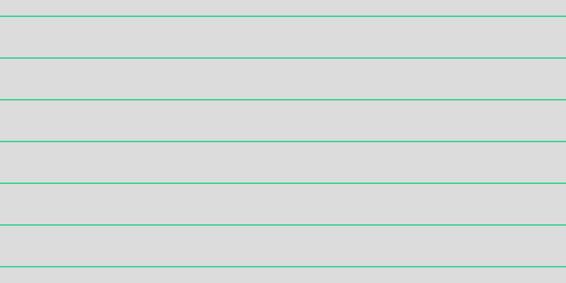 #bbbbbb (50%), #36d393 horizontal lines, two pixels wide, fifty-seven pixels apart