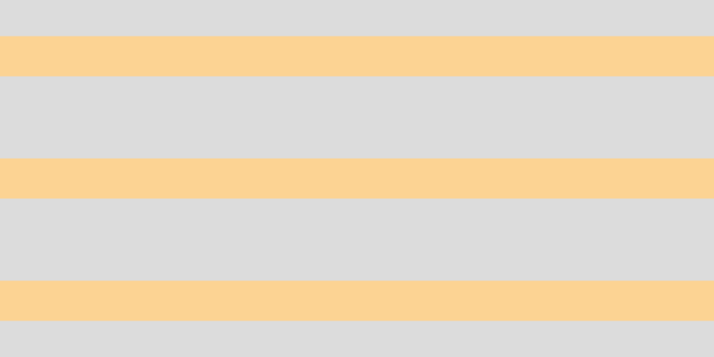#bbbbbb (50%), #fcd393 horizontal lines, forty-five pixels wide, ninety-two pixels apart