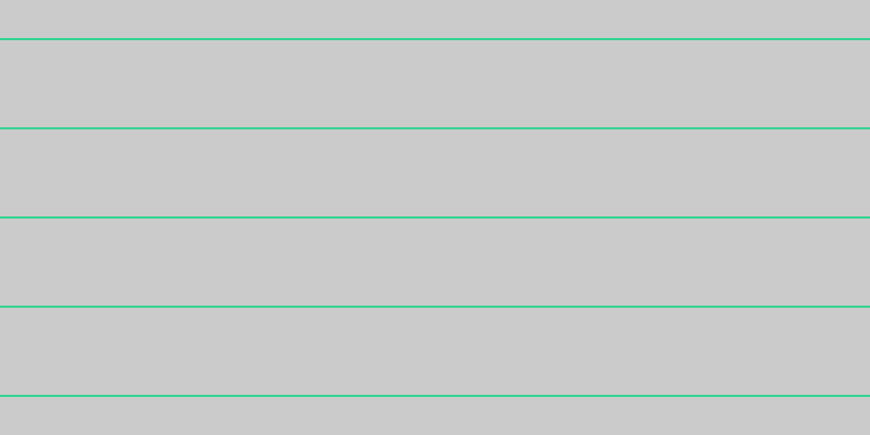 #bbbbbb (75%), #36d393 horizontal lines, two pixels wide, eighty pixels apart