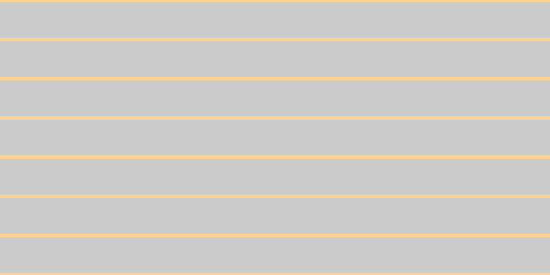 #bbbbbb (75%), #fcd393 horizontal lines, five pixels wide, fifty-two pixels apart