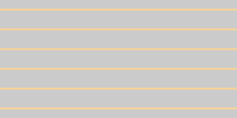 #bbbbbb (75%), #fcd393 horizontal lines, six pixels wide, sixty-one pixels apart