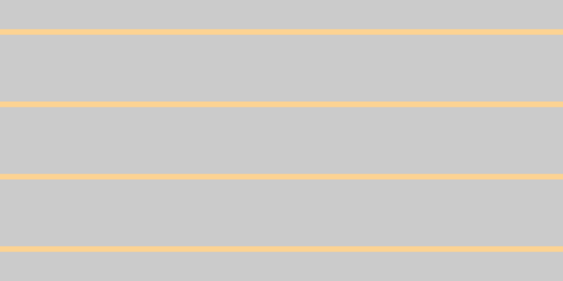#bbbbbb (75%), #fcd393 horizontal lines, eight pixels wide, ninety-five pixels apart