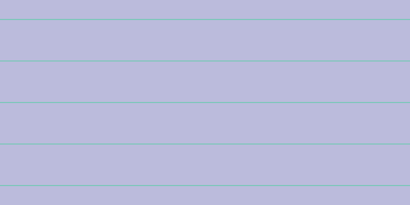 #bbbbdc, #36d393 horizontal lines, one pixels wide, eighty pixels apart